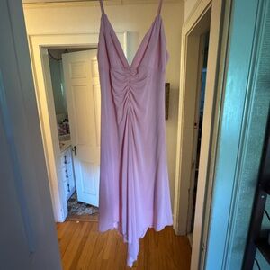 Laundry By Shelli Segal Asymmetrical Pink Dress